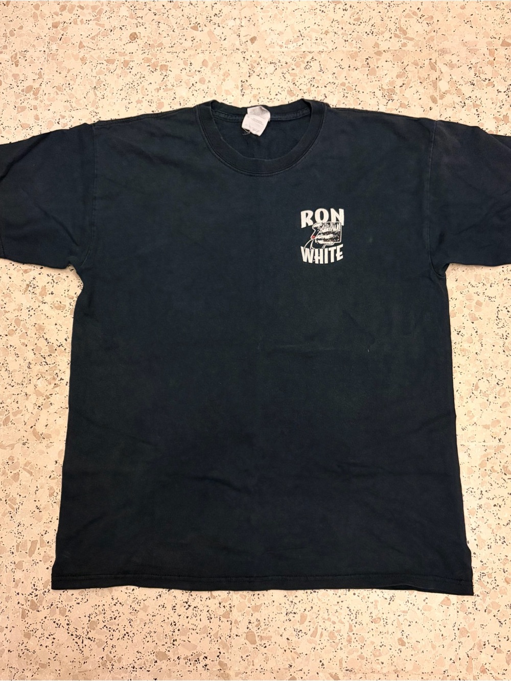 Gildan Dark Navy Ron White Logo Short Sleeve Tee